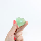 Small Green Fluorite Heart | ASH&STONE.  Free express shipping. Buy online from ASH&STONE Auckland NZ. AfterPay available.