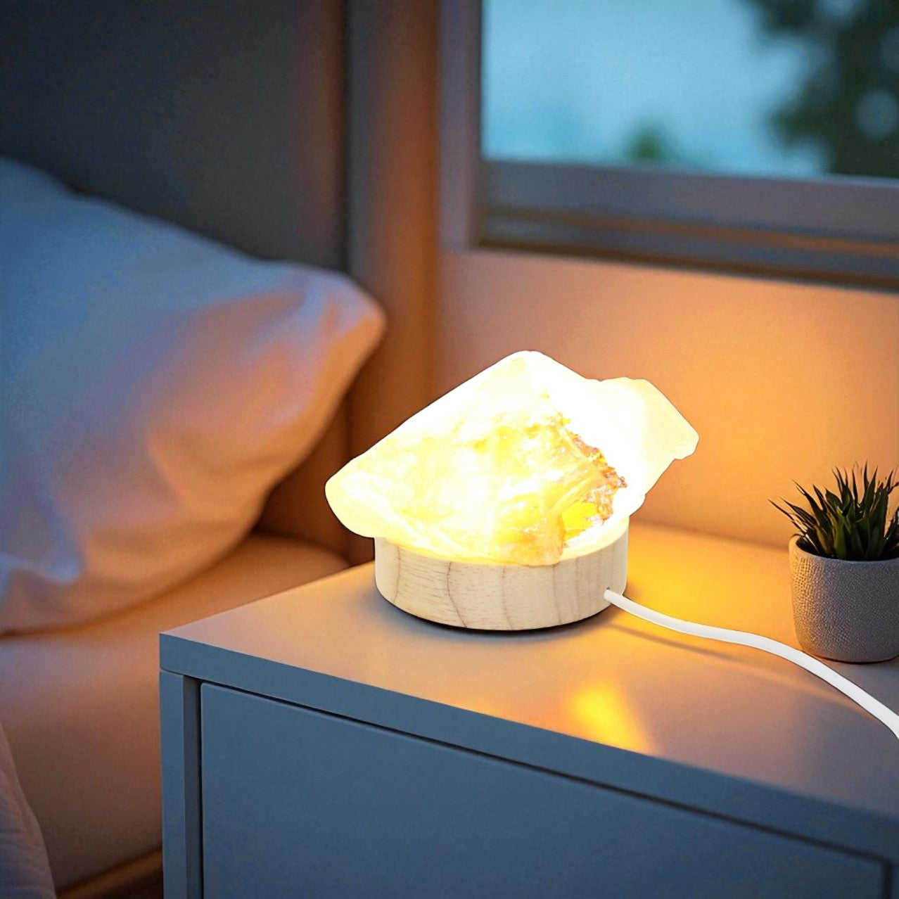 Golden Healer Lamp | ASH & STONE Crystal jewellery Auckland , Free Express shipping. 