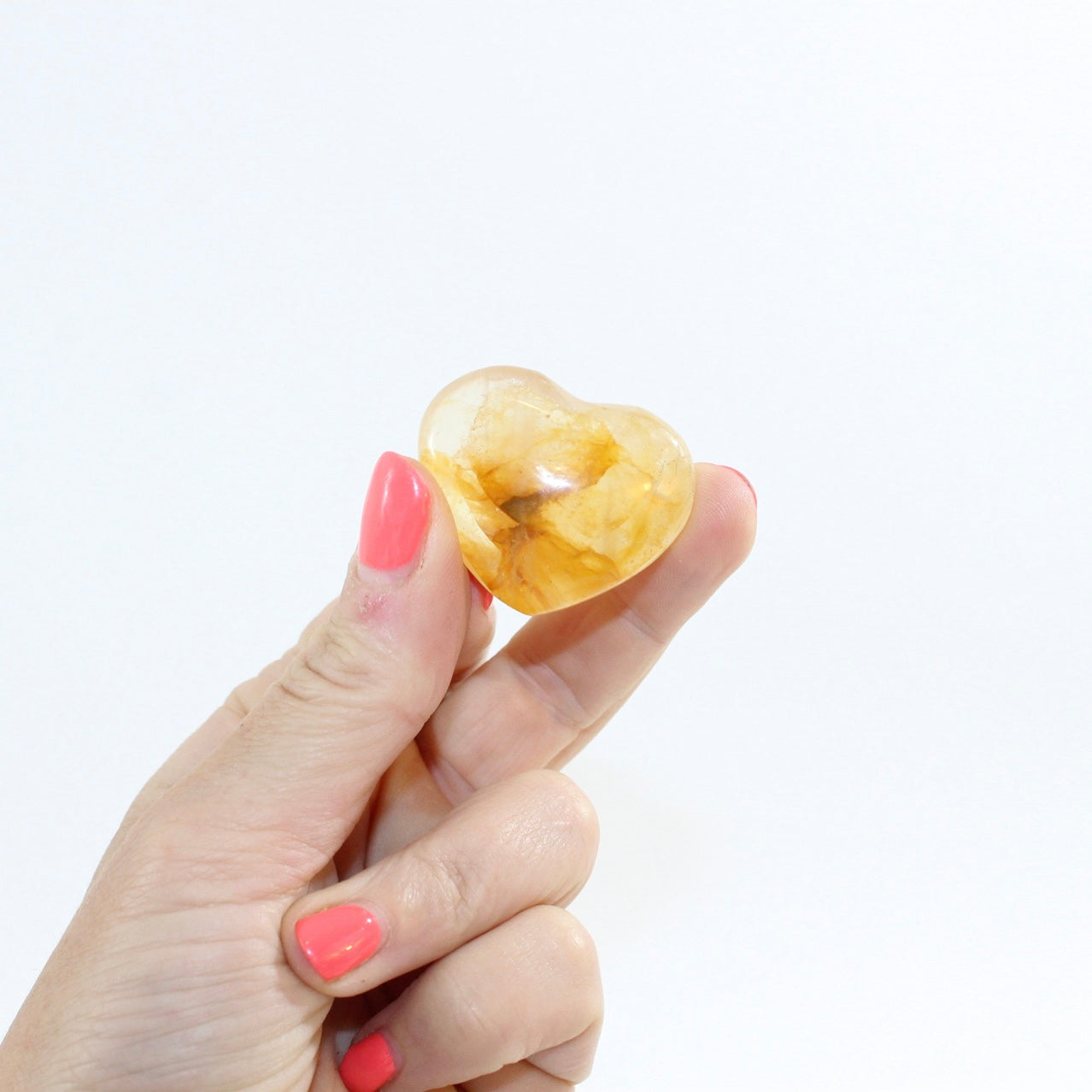 Small Golden Healer Heart | ASH&STONE.  Free express shipping. Buy online from ASH&STONE Auckland NZ. AfterPay available.