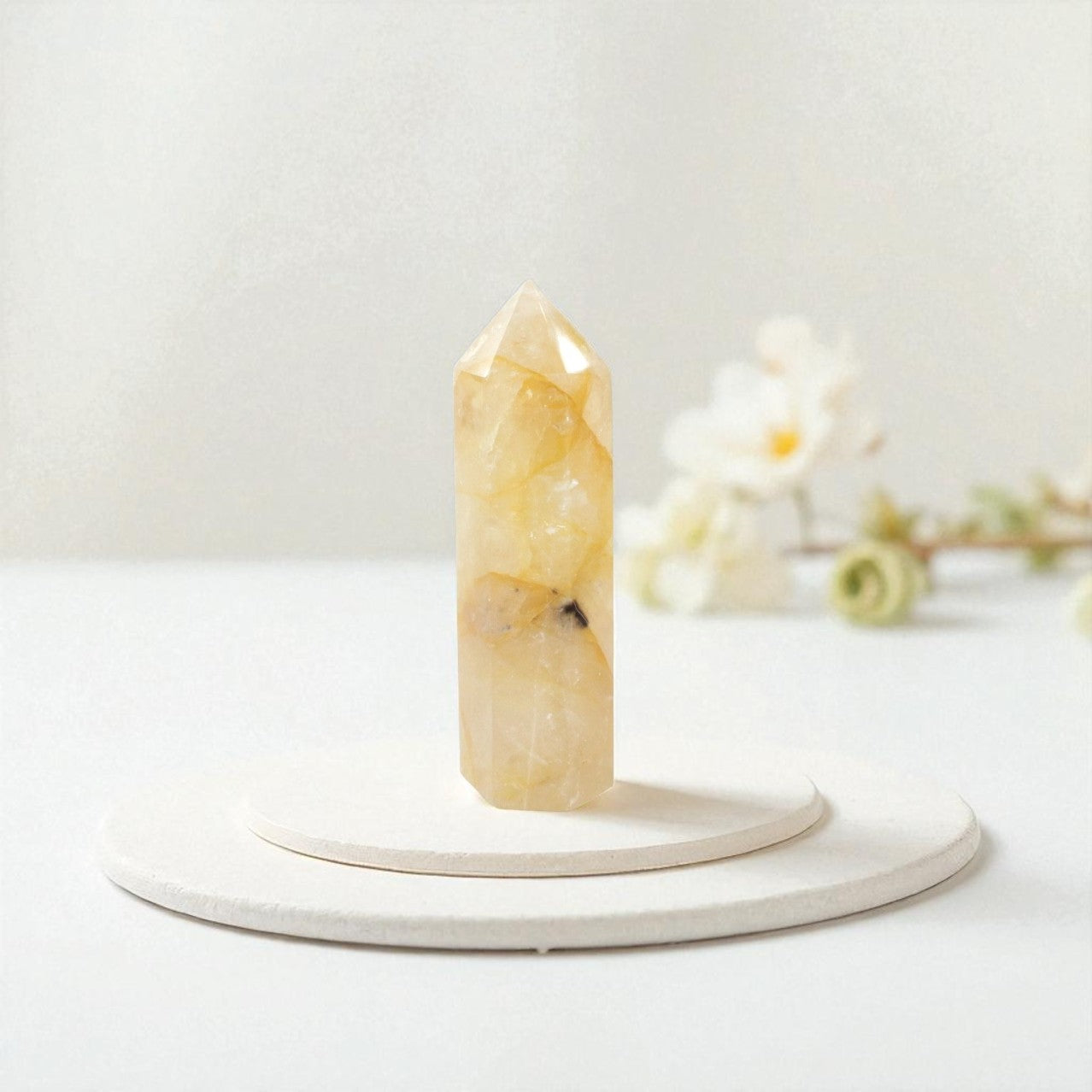 Golden Healer Crystal Tower. Free express shipping. Shop online from ASH&STONE crystal shop Auckland NZ. AfterPay available.