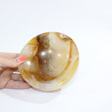 Golden Healer polished Crystal bowl. Free express shipping. Shop online from ASH&STONE crystal shop Auckland NZ. AfterPay available.