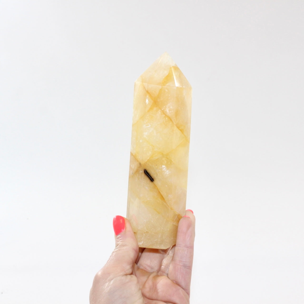 Golden Healer Crystal Tower. Free express shipping. Shop online from ASH&STONE crystal shop Auckland NZ. AfterPay available.