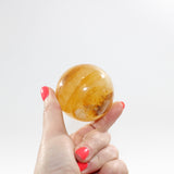 Golden Healer sphere crystal with stand 