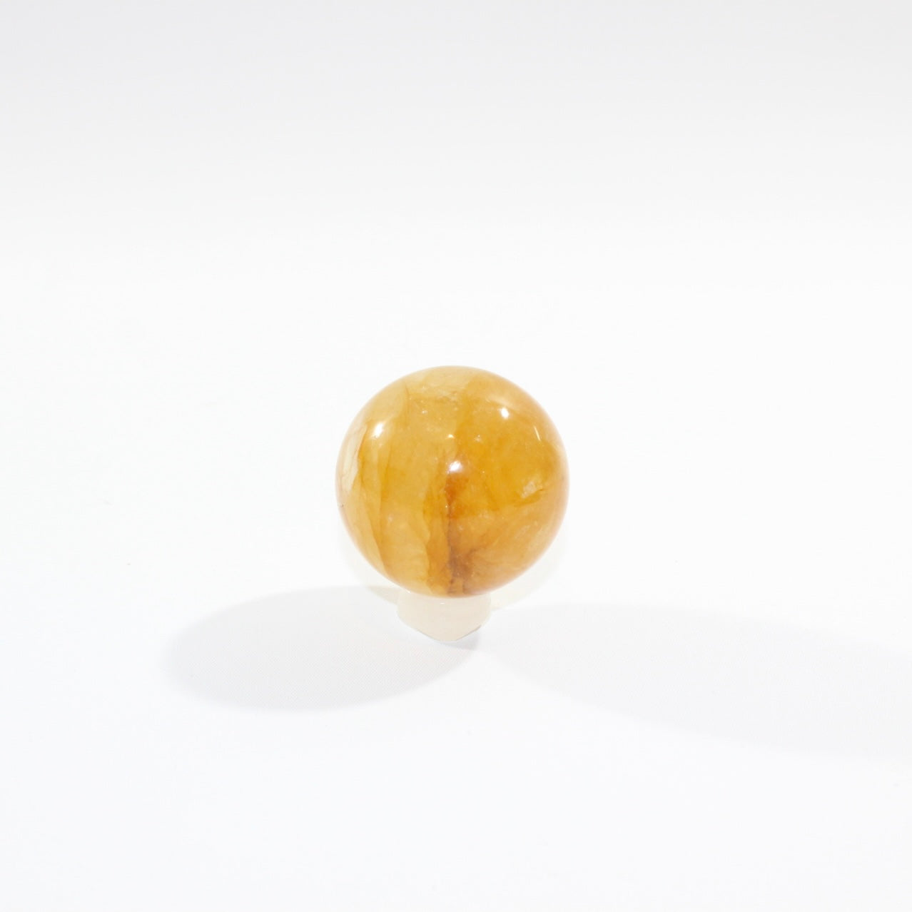 Golden Healer sphere crystal with stand 