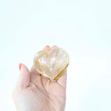 Golden Healer Crystal Heart in Quartz . Free express shipping. Shop online from ASH&STONE Crystal Shop Auckland NZ. AfterPay available. 
