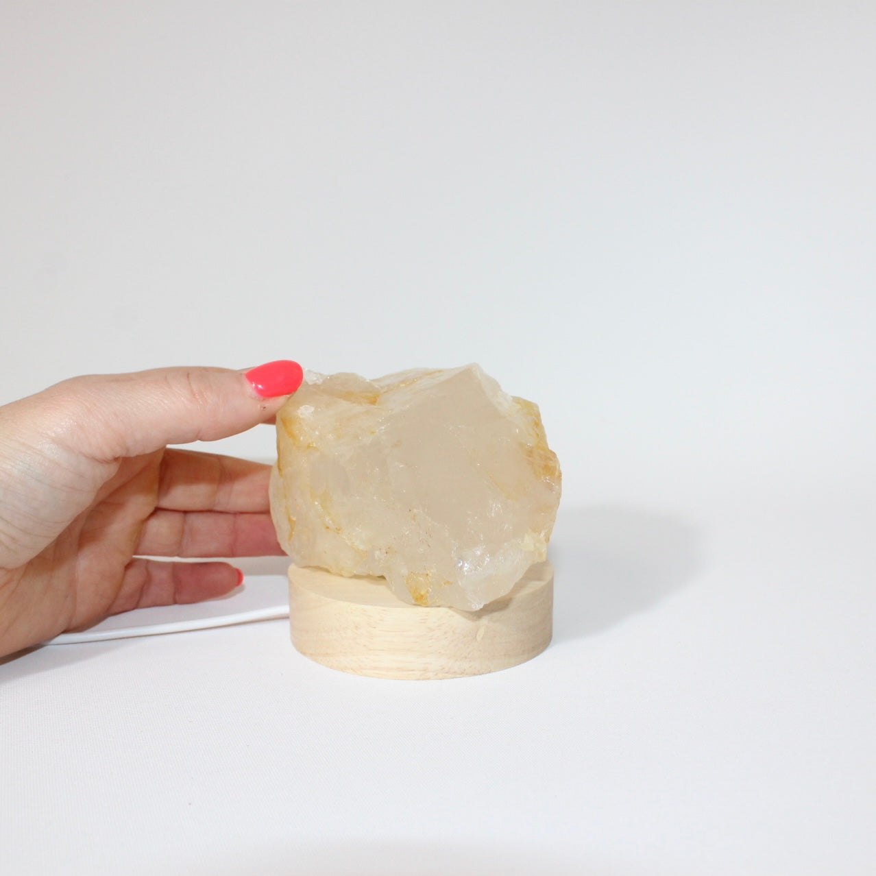 Golden Healer Crystal Lamp | ASH & STONE crystal lamps online Free express shipping. 