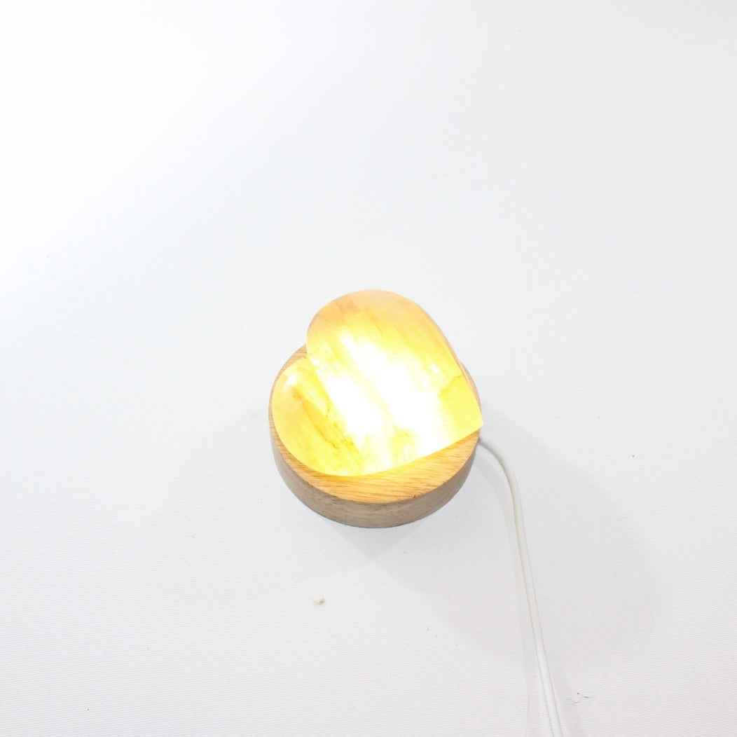 Golden Healer Crystal Heart Lamp. Free express shipping. Shop online from ASH&STONE Crystal Shop Auckland NZ. AfterPay available. 