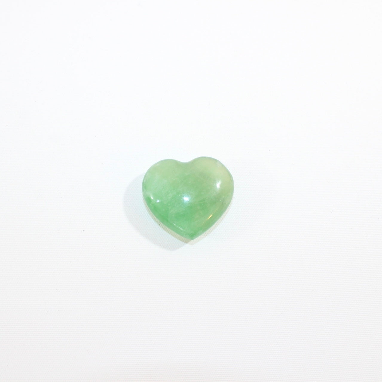 Small Green Fluorite Heart | ASH&STONE.  Free express shipping. Buy online from ASH&STONE Auckland NZ. AfterPay available.