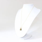 Green Tourmaline gold Necklace | ASH&STONE Crystal Jewellery Shop Auckland NZ