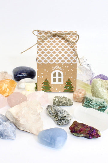 House of Christmas crystals | surprise gift box | ASH&STONE Crystals Shop Auckland NZ
