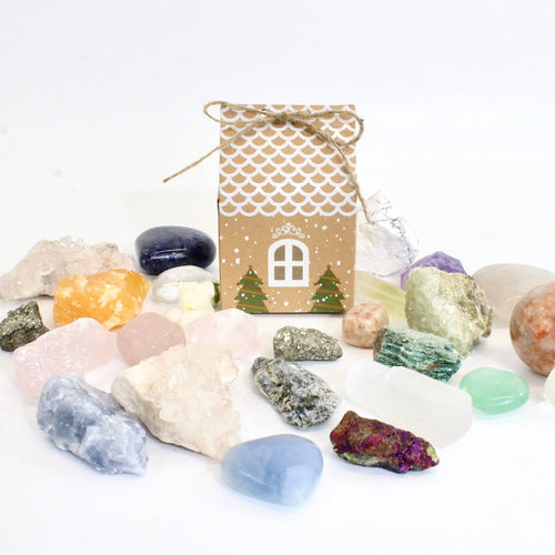 House of Christmas crystals | surprise gift box | ASH&STONE Crystals Shop Auckland NZ