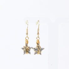 Load image into Gallery viewer, NZ-made fossilised coral star earrings | ASH&amp;STONE Crystal Jewellery Shop Auckland NZ
