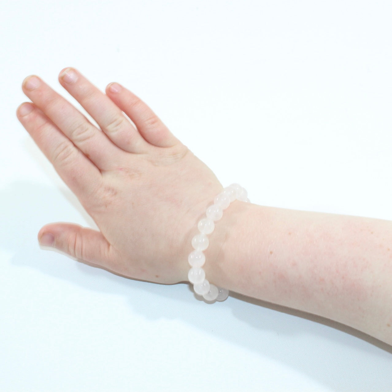 NZ-Made - Kids Rose Quartz Bead Crystal Bracelet| ASH&STONE crystal jewellery, unique as you. Online and Free express shipping. 