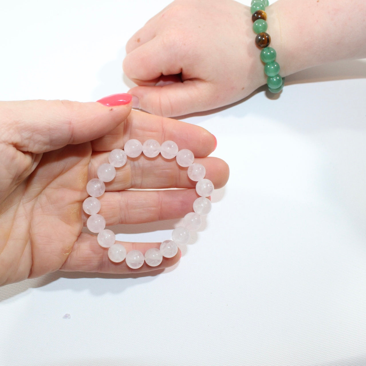 NZ-Made - Kids Aventurine Bead Crystal Bracelet | ASH&STONE crystal jewellery online. Free express Shipping
