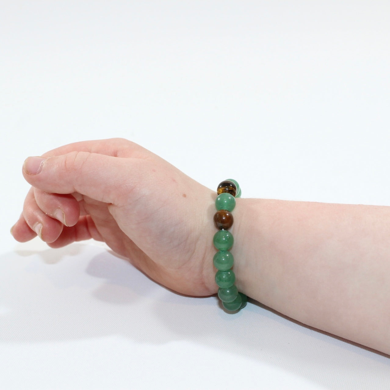 NZ-Made - Kids Aventurine Bead Crystal Bracelet | ASH&STONE crystal jewellery online. Free express Shipping