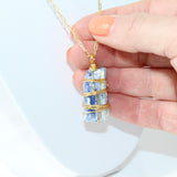 Handmade: Kyanite Crystal Gold plated Necklace | ASH & STONE, Crystals and Jewellery online NZ 