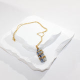 Handmade: Kyanite Crystal Gold plated Necklace | ASH & STONE, Crystals and Jewellery online NZ 