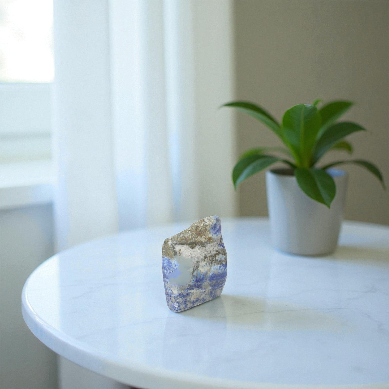 Lapis Lazuli Crystal Freeform | ASH & STONE. Free nz express shipping. Shop for crystals online from ASH&STONE Auckland NZ. AfterPay available.