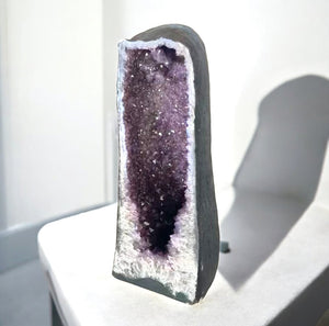 Large AA-grade amethyst crystal cave 69cm height | ASH&STONE Crystal Shop Auckland NZ