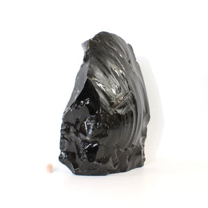 Large black obsidian 8.21kg | ASH&STONE Crystals Shop Auckland NZ