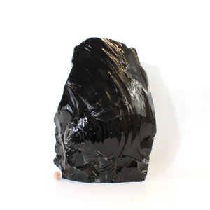 Large black obsidian 8.21kg | ASH&STONE Crystals Shop Auckland NZ