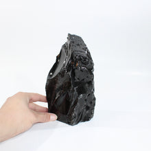 Load image into Gallery viewer, Large black obsidian tower 2.5kg | ASH&amp;STONE Crystals Shop Auckland NZ
