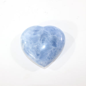 Blue calcite crystal heart | ASH&STONE Crystal Shop Auckland NZ