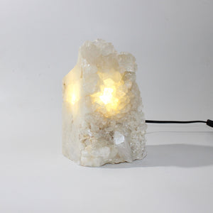 Large clear quartz crystal cluster lamp 2.6kg | ASH&STONE Crystals Shop Auckland NZ