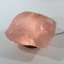 Load image into Gallery viewer, Large AA-Grade rose Quartz crystal on removable lamp base 2.96kg | ASH&amp;STONE Crystal Shop Auckland NZ
