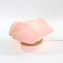 Load image into Gallery viewer, Large AA-Grade rose Quartz crystal on removable lamp base 2.96kg | ASH&amp;STONE Crystal Shop Auckland NZ
