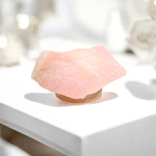 Load image into Gallery viewer, Large AA-Grade rose Quartz crystal on removable lamp base 2.96kg | ASH&amp;STONE Crystal Shop Auckland NZ
