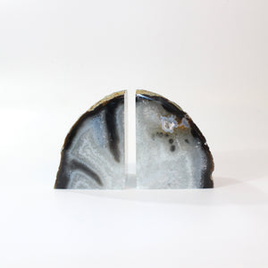 Large agate crystal bookends 2.9kg | ASH&STONE Crystals Shop Auckland NZ