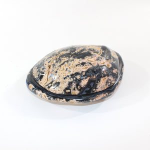 Large agate bowl with lid 3.33kg | ASH&STONE Crystal Shop Auckland NZ