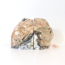 Load image into Gallery viewer, Large agate crystal bookends 1.67kg | ASH&amp;STONE Crystals Shop Auckland NZ
