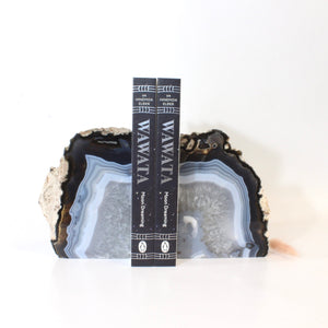 Large agate crystal bookends 1.67kg | ASH&STONE Crystals Shop Auckland NZ
