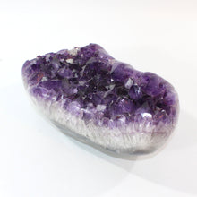 Load image into Gallery viewer, Large high grade amethyst crystal cluster 8.9kg polished edging | ASH&amp;STONE Crystal Shop Auckland NZ
