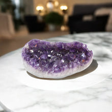 Load image into Gallery viewer, Large high grade amethyst crystal cluster 8.9kg polished edging | ASH&amp;STONE Crystal Shop Auckland NZ
