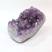 Load image into Gallery viewer, Large amethyst crystal cluster 9.53kg polished edging | ASH&amp;STONE Crystal Shop Auckland NZ
