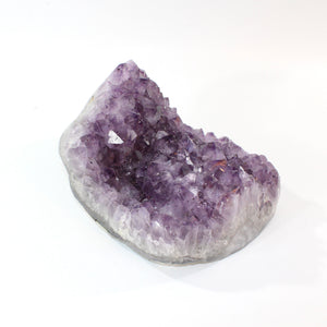 Large amethyst crystal cluster 9.53kg polished edging | ASH&STONE Crystal Shop Auckland NZ