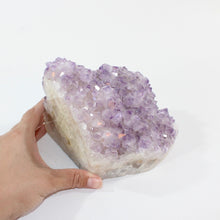 Load image into Gallery viewer, Large amethyst crystal cluster with polished sides 4kg | ASH&amp;STONE Crystal Shop Auckland NZ
