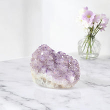 Load image into Gallery viewer, Large amethyst crystal cluster with polished sides 4kg | ASH&amp;STONE Crystal Shop Auckland NZ
