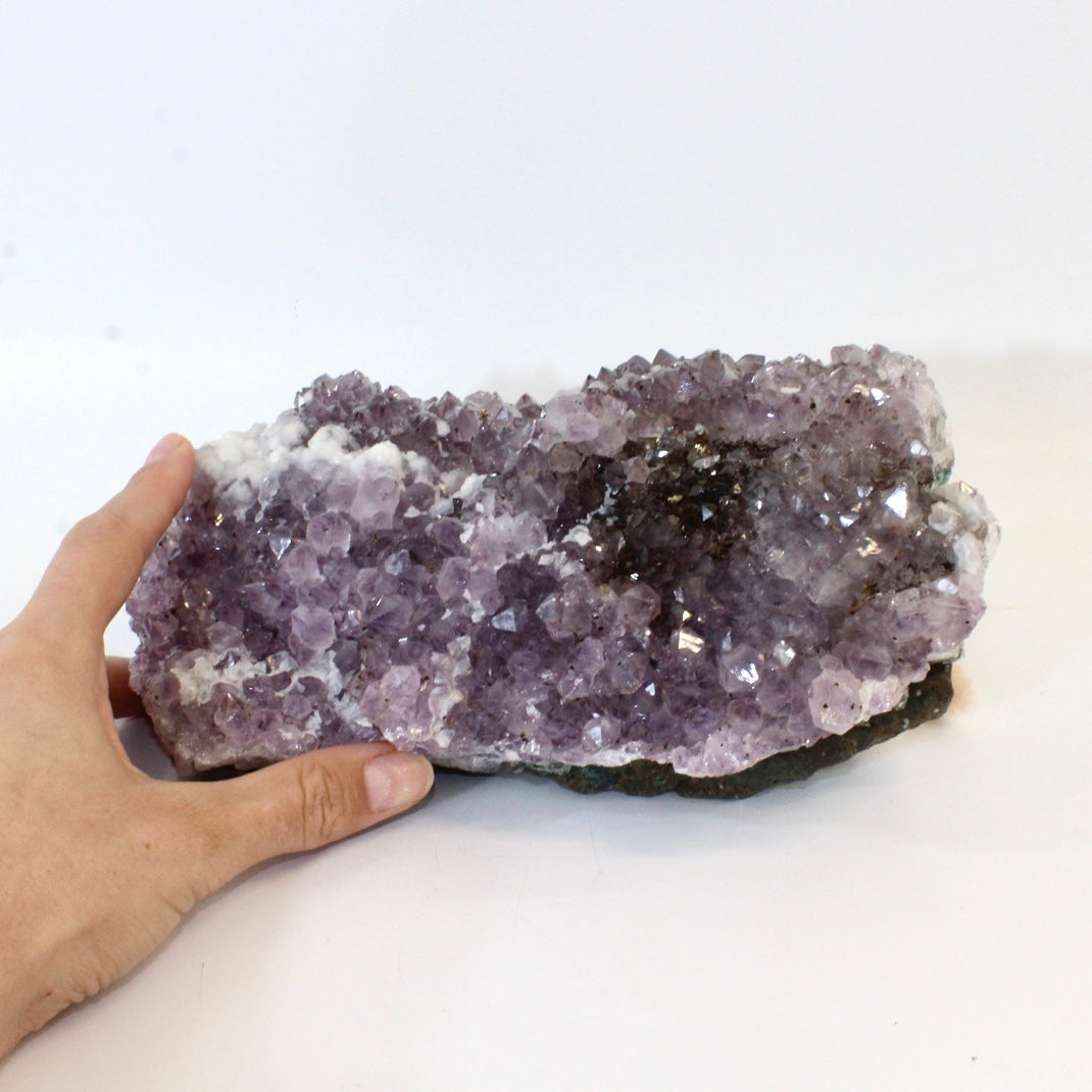 Large amethyst crystal cluster 4.24kg | ASH&STONE Crystals Shop Auckland NZ