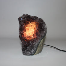 Load image into Gallery viewer, Large amethyst crystal cluster lamp 2.87kg | ASH&amp;STONE Crystals Shop Auckland NZ
