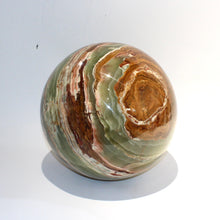 Load image into Gallery viewer, Extra large banded calcite crystal sphere 39kg | ASH&amp;STONE Crystal Shop Auckland NZ
