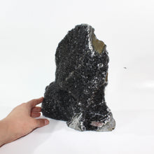 Load image into Gallery viewer, Large black amethyst crystal druzy 5.58kg | ASH&amp;STONE Crystal Shop Auckland NZ
