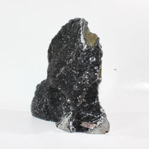 Large black amethyst crystal druzy 5.58kg | ASH&STONE Crystal Shop Auckland NZ