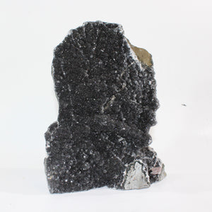 Large black amethyst crystal druzy 5.58kg | ASH&STONE Crystal Shop Auckland NZ