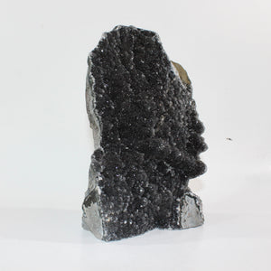 Large black amethyst crystal druzy 5.58kg | ASH&STONE Crystal Shop Auckland NZ