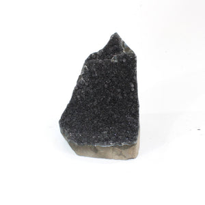 Black amethyst crystal druzy 1.36kg | ASH&STONE Crystal Shop Auckland NZ