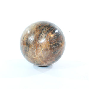 Large black moonstone polished crystal sphere 6.4kg | ASH&STONE Crystal Shop Auckland NZ